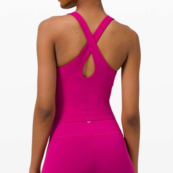 Lululemon Key To Balance Tank Top Ripened Raspberry - Picture 2 of 5